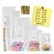 300 Pieces Clear Flat Cellophane Treat Bags with 3x5,4x6,5x7,6x9,2x10,5x11,Treat Bags with Ties are Good for Pretzel Rods,Bakery, Cookies, Candies,Dessert.